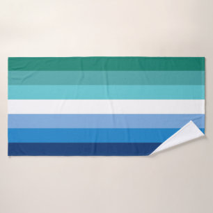 Gay Male Pride Flag Bath Towel