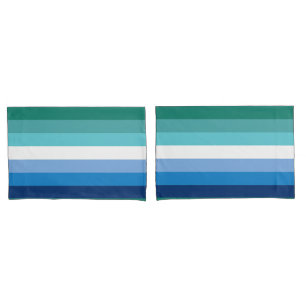 Gay Male Pride Flag Pillowcase