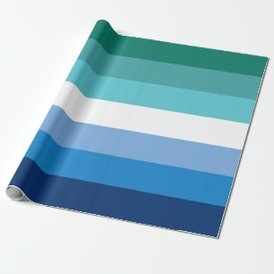 Gay Male Pride Flag Wrapping Paper