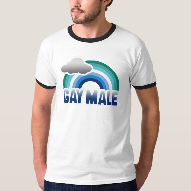 Gay Male Pride T-Shirt (Front)