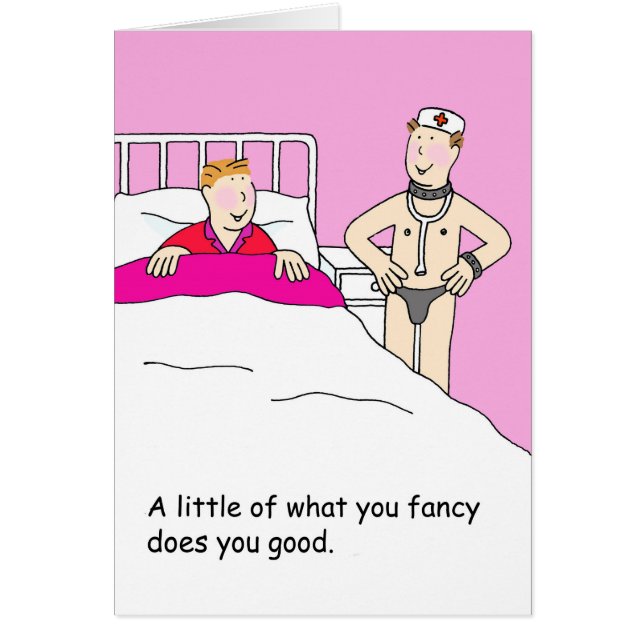 Gay Male Valentine Cartoon Humour (Front)