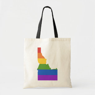 Gay Map of USA State of Idaho Tote Bag