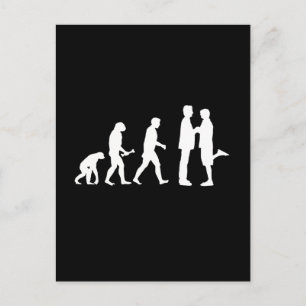 Gay Marriage Evolution - Postcard