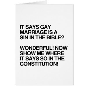 GAY MARRIAGE IS A SIN IN THE BIBLE