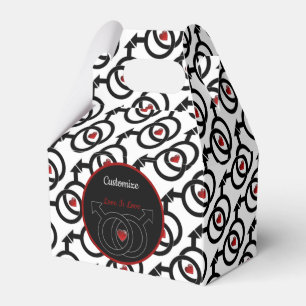 Gay Marriage Love Is Love White Gable Favour Box