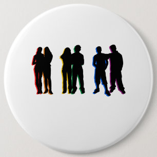Gay Marriage / New Love 6 Cm Round Badge