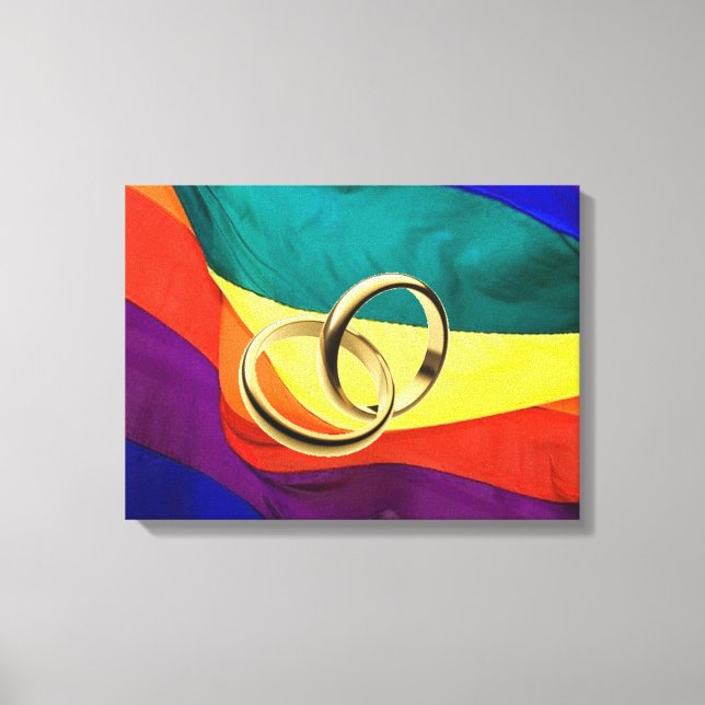 Gay Marriage on Canvas (Front)