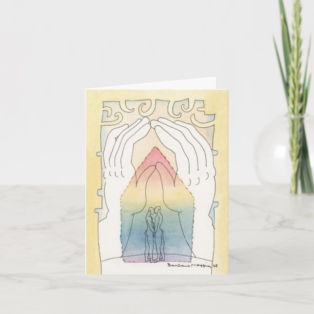 Gay Marriage or Union Notecard (Front)