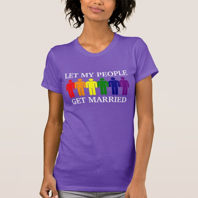 Gay Marriage Support T-Shirt (Front)