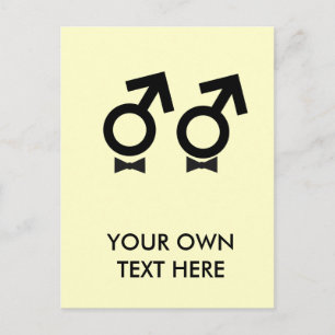 Gay Marriage T-shirt Postcard