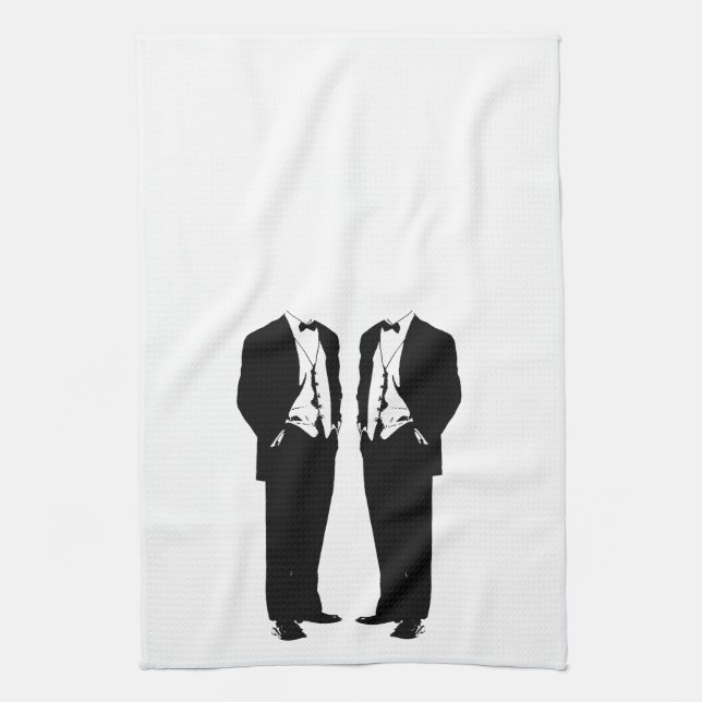 Gay Marriage Tea Towel (Vertical)