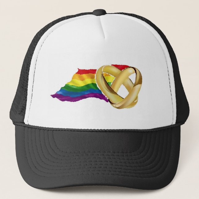Gay Marriage Trucker Hat (Front)