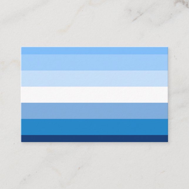 gay men flag business card (Front)