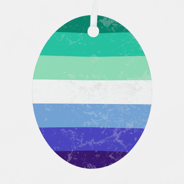 Gay Men Metal Tree Decoration (Front)