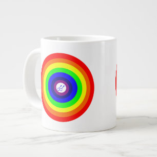 Gay Men Round Rainbow Mug