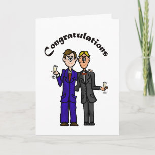Gay Men Wedding Card Customise It!