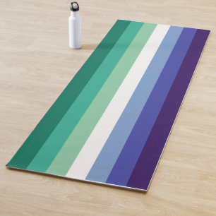 Gay Men's Pride, Striped Print, LGBTQ PRIDE Yoga Mat