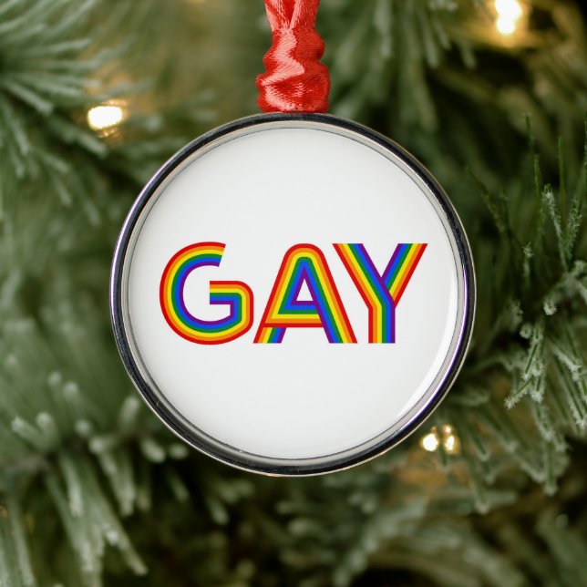 GAY METAL TREE DECORATION (Tree)