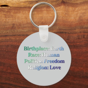 Gay MLM Pride - Birthplace: Earth. Race: Human Key Ring