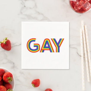 GAY NAPKIN