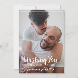 Gay Olde Christmas LGBTQ Holiday Card