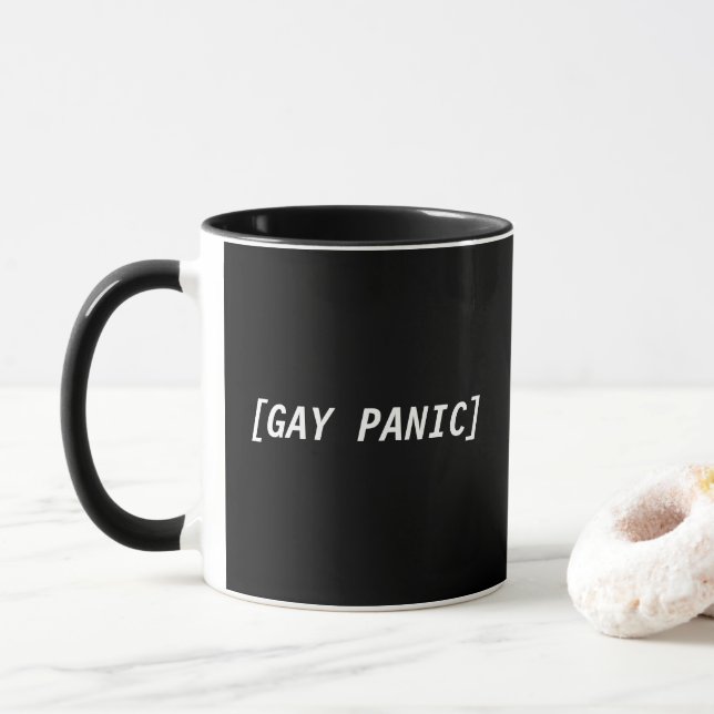 Gay Panic Combo Mug (With Donut)