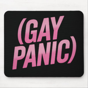 Gay Panic LGBTQ Protest Pride Mouse Pad