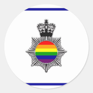 Gay Police Assn, UK Classic Round Sticker