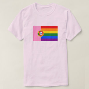 GAY PORTUGAL (RAINBOW AND PORTUGAL FLAG) T-Shirt