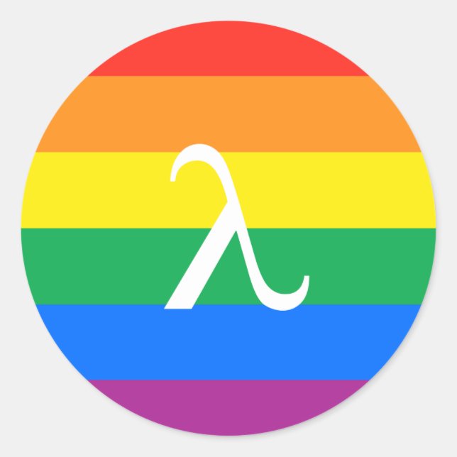 Gay Pride Activism Classic Round Sticker (Front)