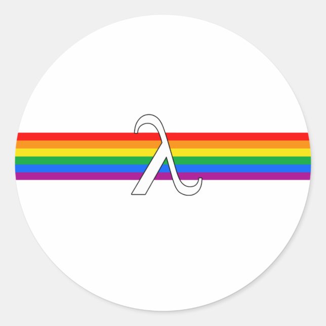 Gay Pride Activism Classic Round Sticker (Front)