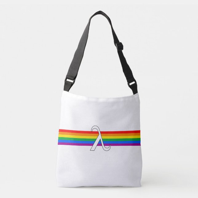 Gay Pride Activism Crossbody Bag (Front)