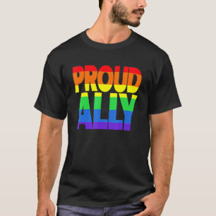 Gay Pride Ally  Lgb Friends Proud Ally T-Shirt