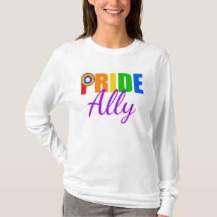 Gay Pride Ally Rainbow T-Shirt