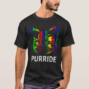 Gay Pride Apparel For Women Men Lgbt Daddy Cat Pur T-Shirt
