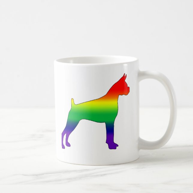 Gay Pride Boxer Mug (Right)