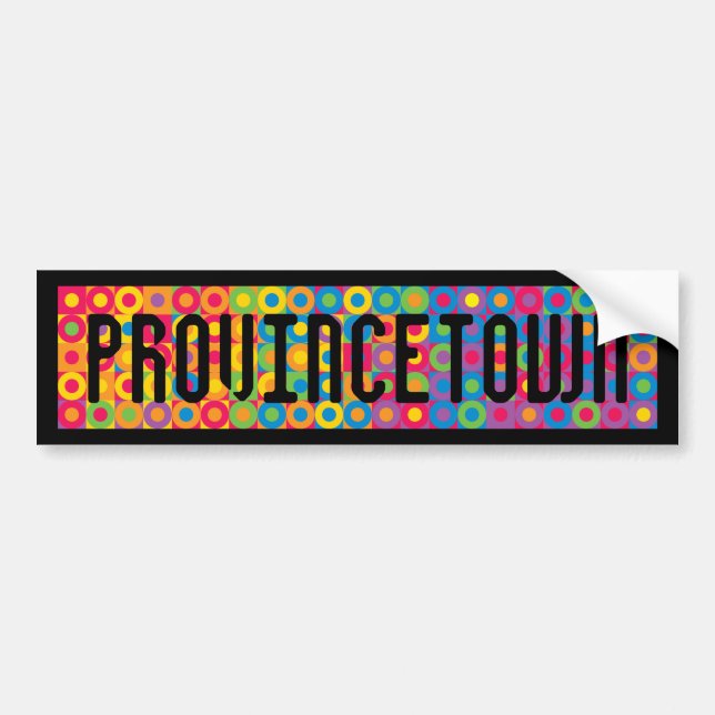 Gay Pride Bumper Sticker (Front)