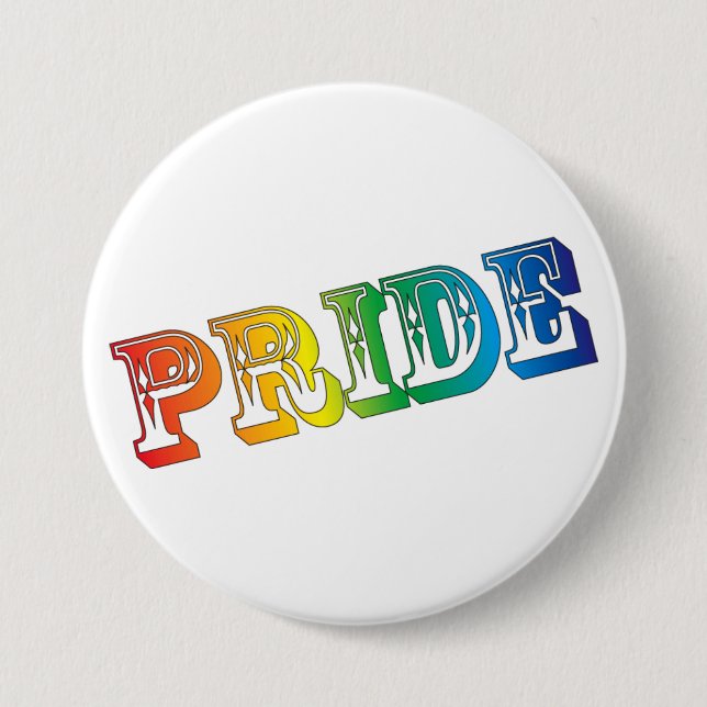 GAY PRIDE BUTTON 1 (Front)
