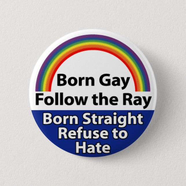 GAY PRIDE BUTTON 6 (Front)