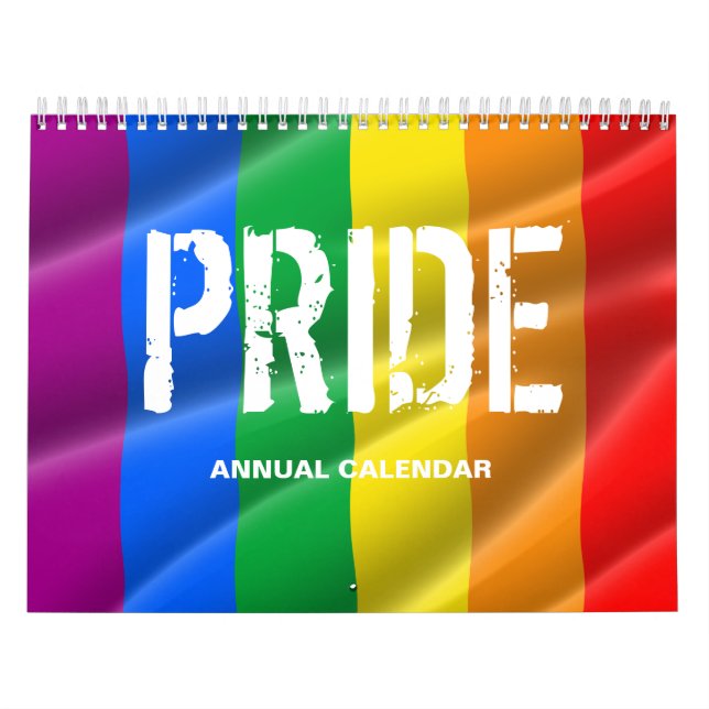 GAY PRIDE CALENDAR / PRIDE FLAGS (Cover)