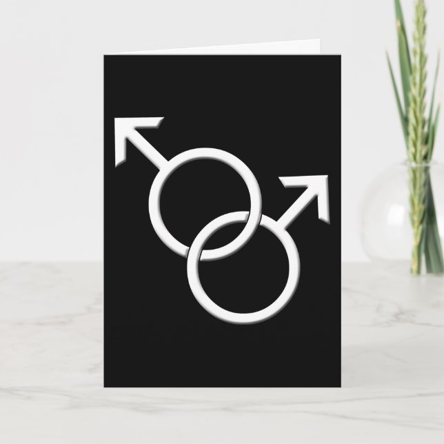 Gay Pride Cards Same-Sex Love Invitations & Cards (Front)