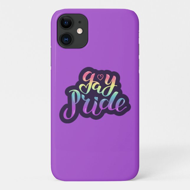 Gay Pride Case-Mate iPhone Case (Back)