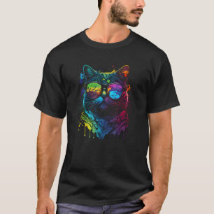 Gay Pride Cat Animal Pride Month Cute Equality LG T-Shirt