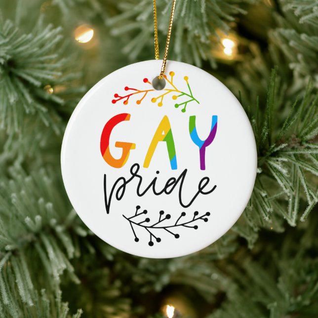 Gay Pride Ceramic Tree Decoration (Tree)