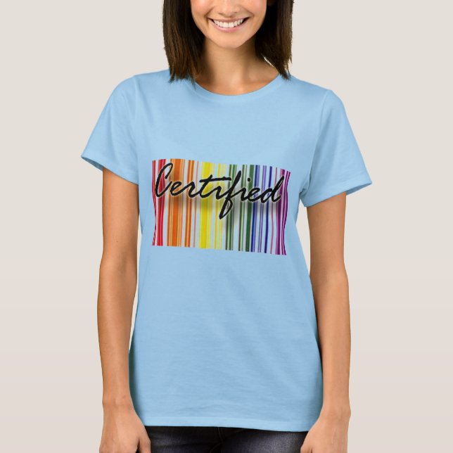 GAY PRIDE Certified RAINBOW T-Shirt (Front)