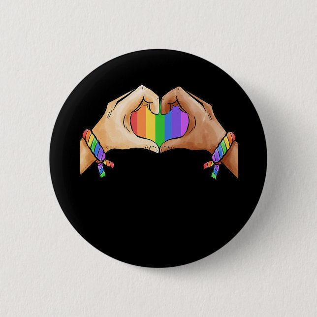 Gay Pride Clothing Lgbt Rainbow  6 Cm Round Badge (Front)