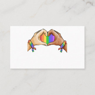 Gay Pride Clothing Lgbt Rainbow  Business Card