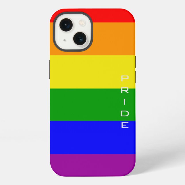 Gay Pride Colours Rainbow Flag Pride iPhone Case (Back)