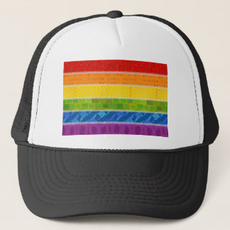 Gay Pride Colours Trucker Hat