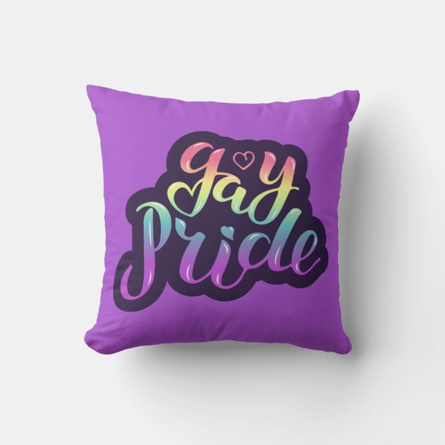 Gay Pride Cushion (Front)